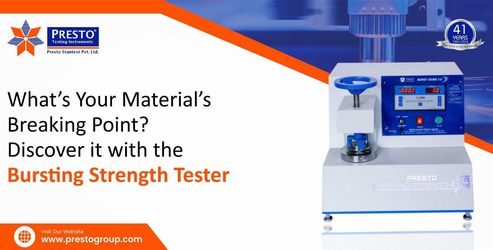 What’s Your Material’s Breaking Point? Discover it with the Bursting Strength Tester